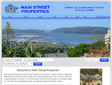 Tablet Screenshot of mainstreetproperties.co.za